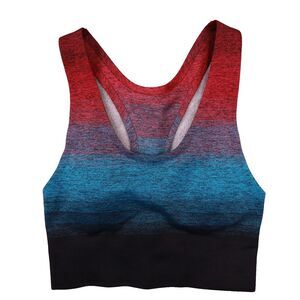 Athleta Women's Multicolor Ombré‎ Relay Racerback Sports Bra 566730 size XS